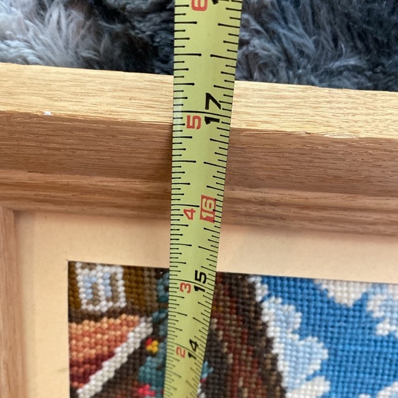 Framed Cross-Stitch Art with Wooden Frame - Picture 12 of 16